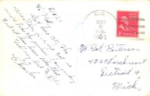 Elo Michigan After Winter Storm Real Photo Vintage Postcard AA72356