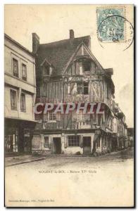 Old Postcard Nogent le Roi House 15th