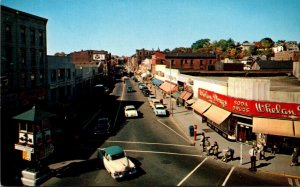 Connecticut Meriden Corner Of West Main and Colony Streets