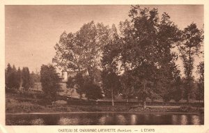 Chateau Chavaniac-Lafayette Haute Loire L'Etang Museum France Vintage Postcard