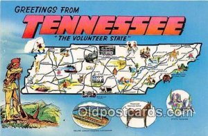 Greeting From Tennessee, USA Unused 