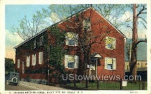 Meeting House in Mt Holly, New Jersey