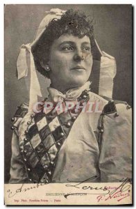 Old Postcard Perrot Pierrots Emilienne d & # 39Alencon