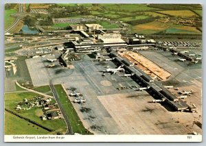 Gatwick Airport  London England UK   Postcard