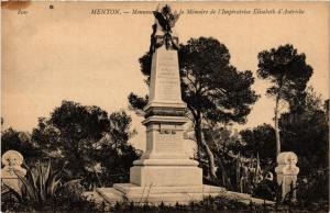 CPA MENTON Monument eleve a la Memoire de l'Imperatrice Elisabeth d'Au (617079)