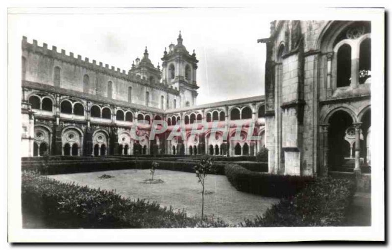 Old Postcard Alcobaca Cloister Cloitre do Silencio Silencio