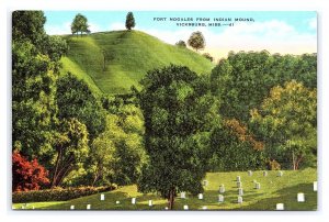 Fort Nogales From Indian Mound Vicksburg Mississippi Postcard
