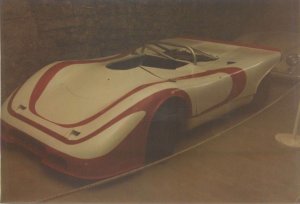 Sport racing Porsche 917 Spyder antique vintage car Postcard