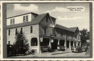 Ellis KS Cottage Hotel Postcard