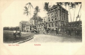 PC CPA CEYLON - SRI LANKA, GALLE FACE HOTEL, COLOMBO, VINTAGE POSTCARD (b14820)