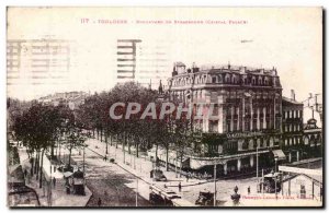 Toulouse - Boulevard de Strasbourg - Old Postcard