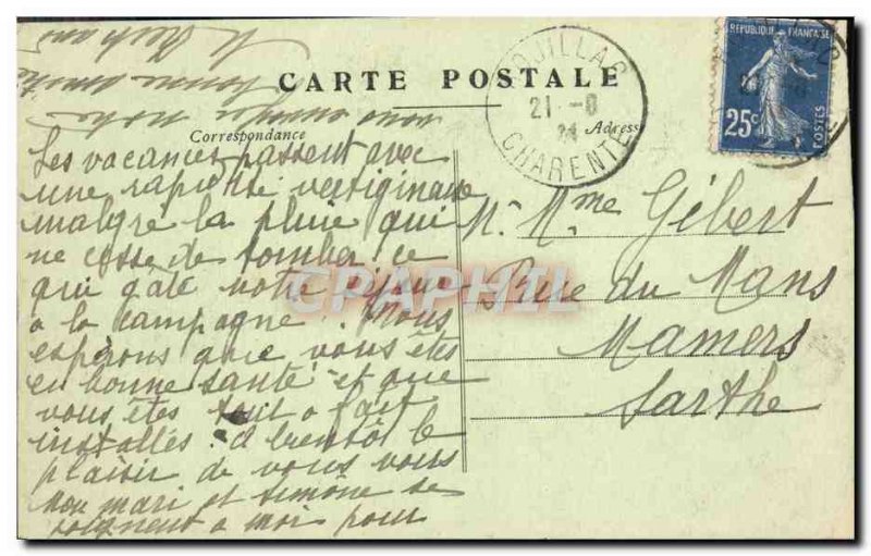 Old Postcard Cognac The Sub Prefecture