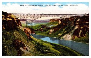 Postcard BRIDGE SCENE Ft. High Idaho ID AP2100