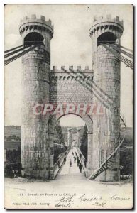Old Postcard Entrance bridge of the Caille