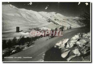 Modern Postcard Panorama Sestriere