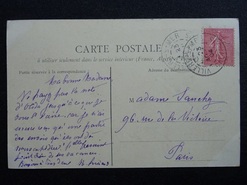 France Normandy VILLERS SUR MER Cillas de la Plage c1904 Postcard