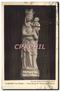 Old Postcard St Benoit Sur Loire Notre Dame De Fleury