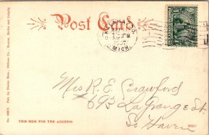 Postcard Kalamazoo College in Kalamazoo, Michigan