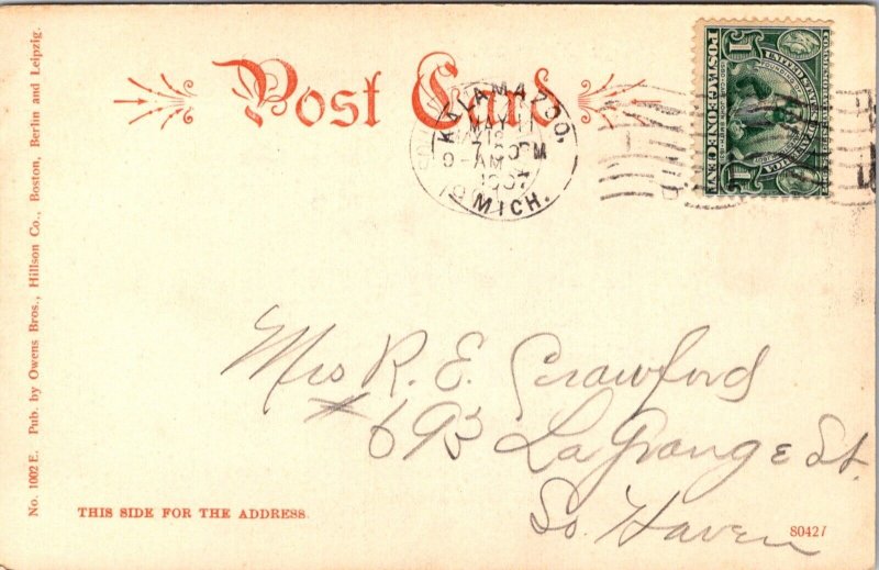 Postcard Kalamazoo College in Kalamazoo, Michigan