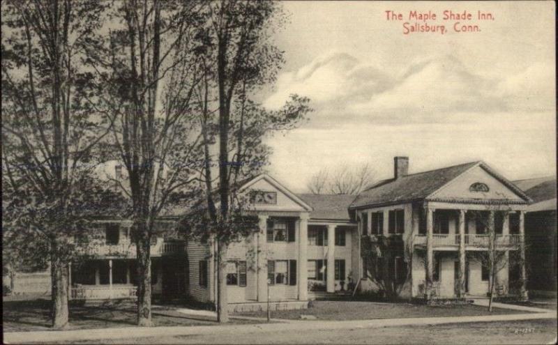 Salisbury CT Maple Shade Inn c1910 Postcard