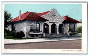 c1905 Chamber Of Commerce Street View Fresno California CA Antique Postcard 