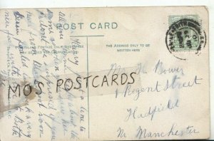 Genealogy Postcard - Bower - 1 Regent Street - Hadfield - Manchester - Ref 9717A