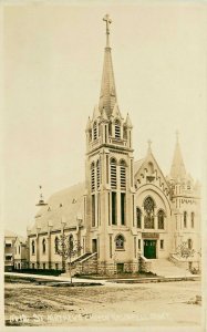 1910s RPPC 12. St. Mathews Church, Kalispell MT Flathead Co. (Vertical) Unposted