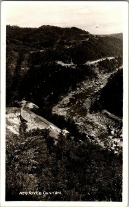 RPPC View of New River Canyon AZ c1946 Vintage Postcard E15