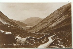 Cumbria Postcard - Kirkstone Pass & Brothers Water - Real Photo - Ref 12073A