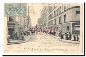 Levallois Perret Postcard Old Street Valentin L & # 39usine Roger & Gallet (s...