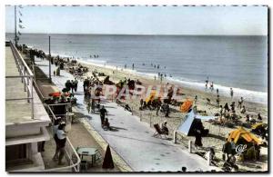 Postcard Modern Luc Sur Mer The Promenade and the beach