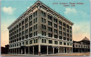 Schubert's Theater Building Denver ColoradoCity of Lights Attraction Postcard