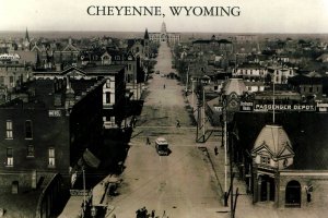 WY - Cheyenne. Capital Avenue, 1890
