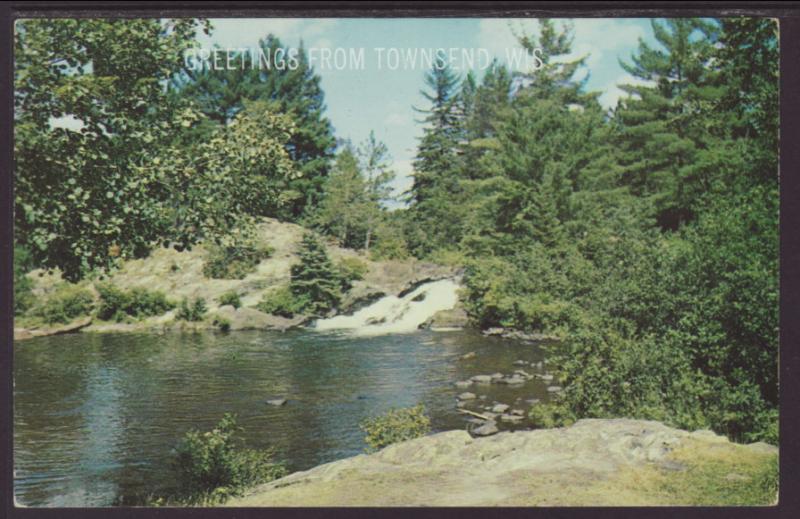 Greetings From Townsend,WI Postcard