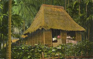 PC PHILIPPINES, FILIPINO HOUSE, Vintage Postcard (B39860)