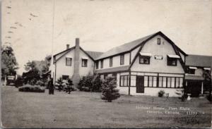 Holiday House Port Elgin Ontario ON Ont Bruce County c1942 Vintage Postcard D42