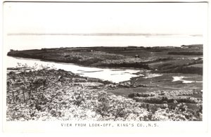 Real Photo, View From Look-Off, Kings Co, Nova Scotia