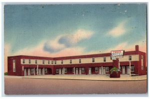 Peoria Illinois IL Postcard Fern's Motel Roadside c1930's Unposted Vintage