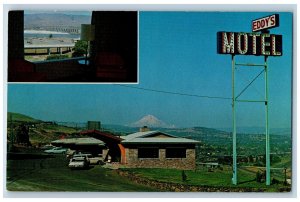 The Dalles Oregon OR Postcard Eddy's Motel Exterior Roadside c1960's Signage