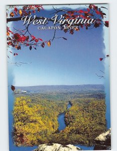 Postcard Cacapon River, West Virginia