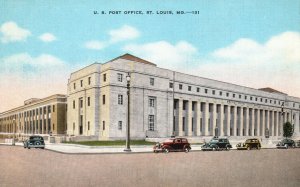 Vintage Postcard U. S. Post Office Building Landmark St. Louis Missouri SLGCC