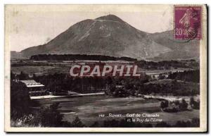 Old Postcard Royat Charade Golf Course and the Puy de Dome