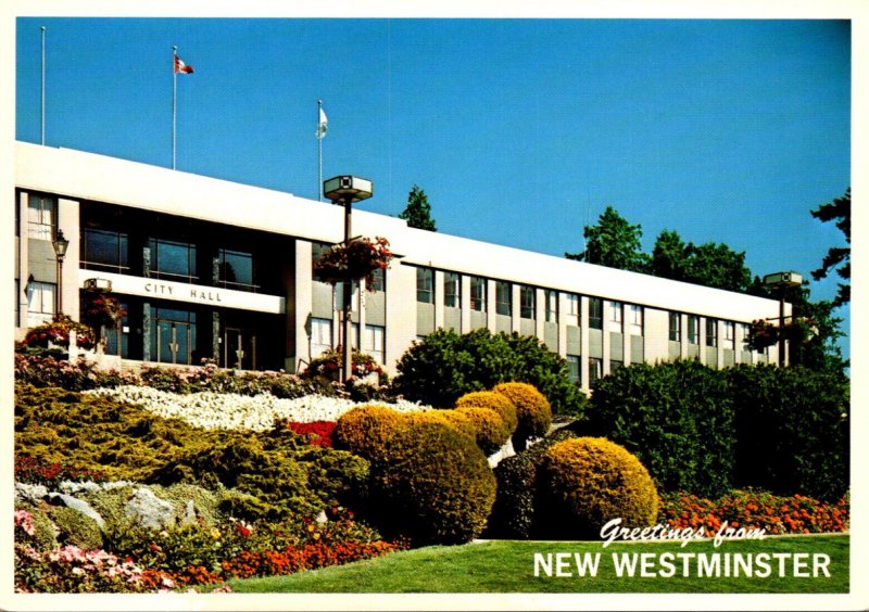 Canada British Columbia Greetings From New Westminster City Hall