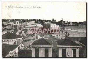 Old Postcard Royan Pontaillac General view of the beach