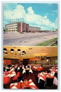 1967 Holiday Inn Hotel Interior View Hammond Indiana IN Vintage Postcard 