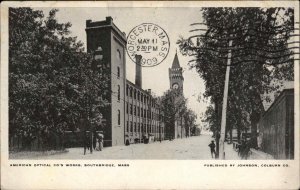 Southbridge Massachusetts MA American Optical Company Works c1910 Postcard