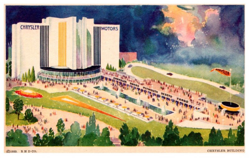 New York City  Century Progress Chrysler  Building 1933 World's Fair