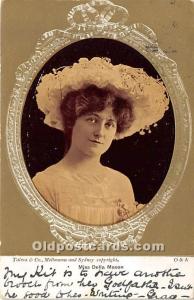 Miss Delia Mason Theater Actor / Actress 1905 Missing Stamp 