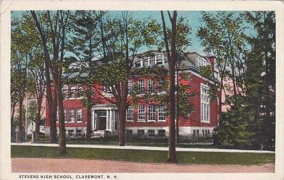 New Hamphire Claremont Stevens High School 1936
