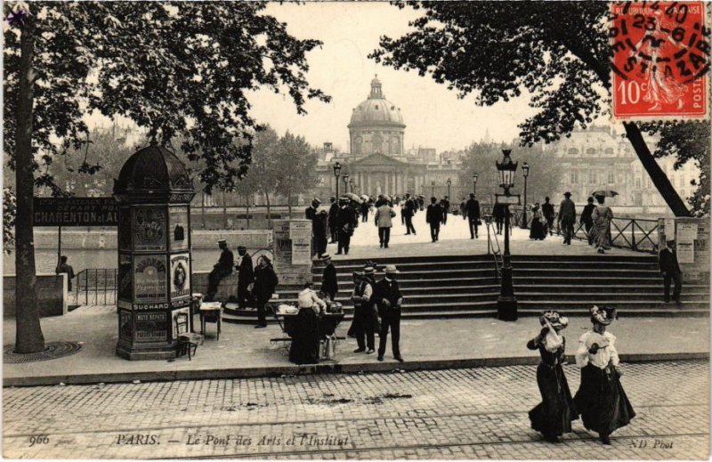 CPA PARIS 1e - Le Pont des Arts et l'Institut (80675)